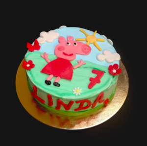 Torta personalizzata di compleanno Peppa Pig